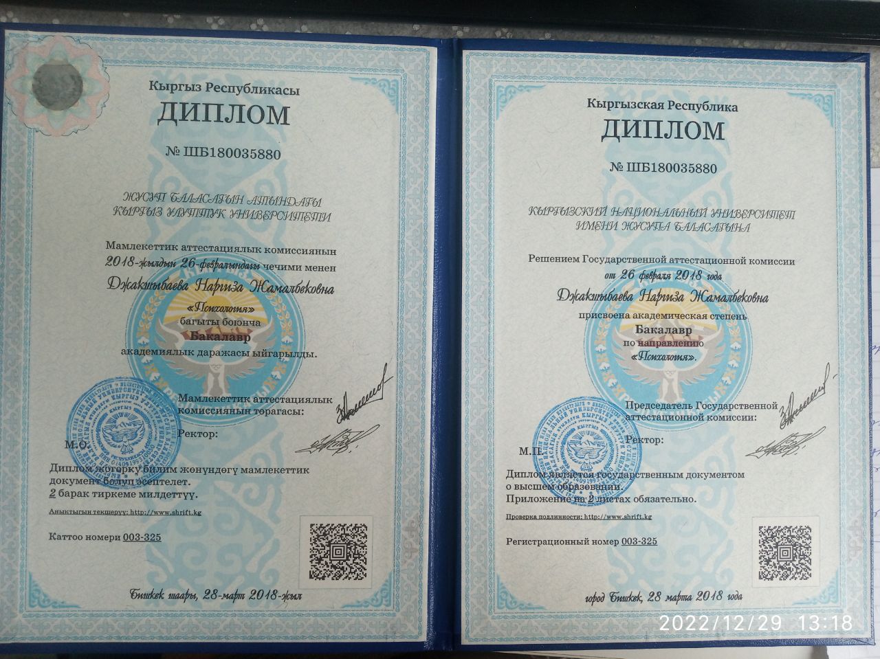 Психология бакалавр диплому